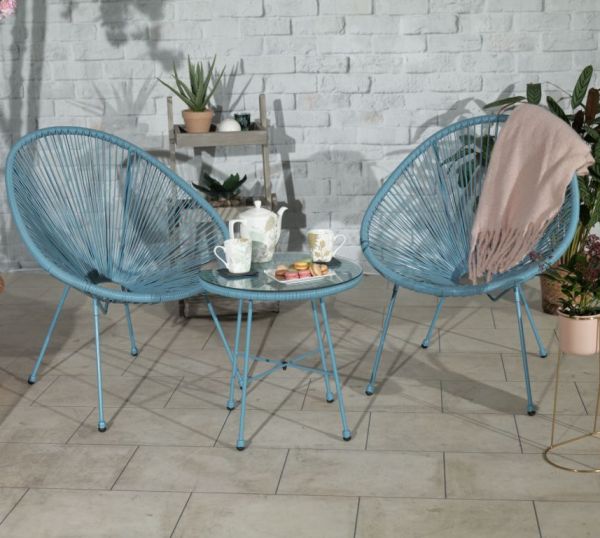 Egg chair outlet set garden